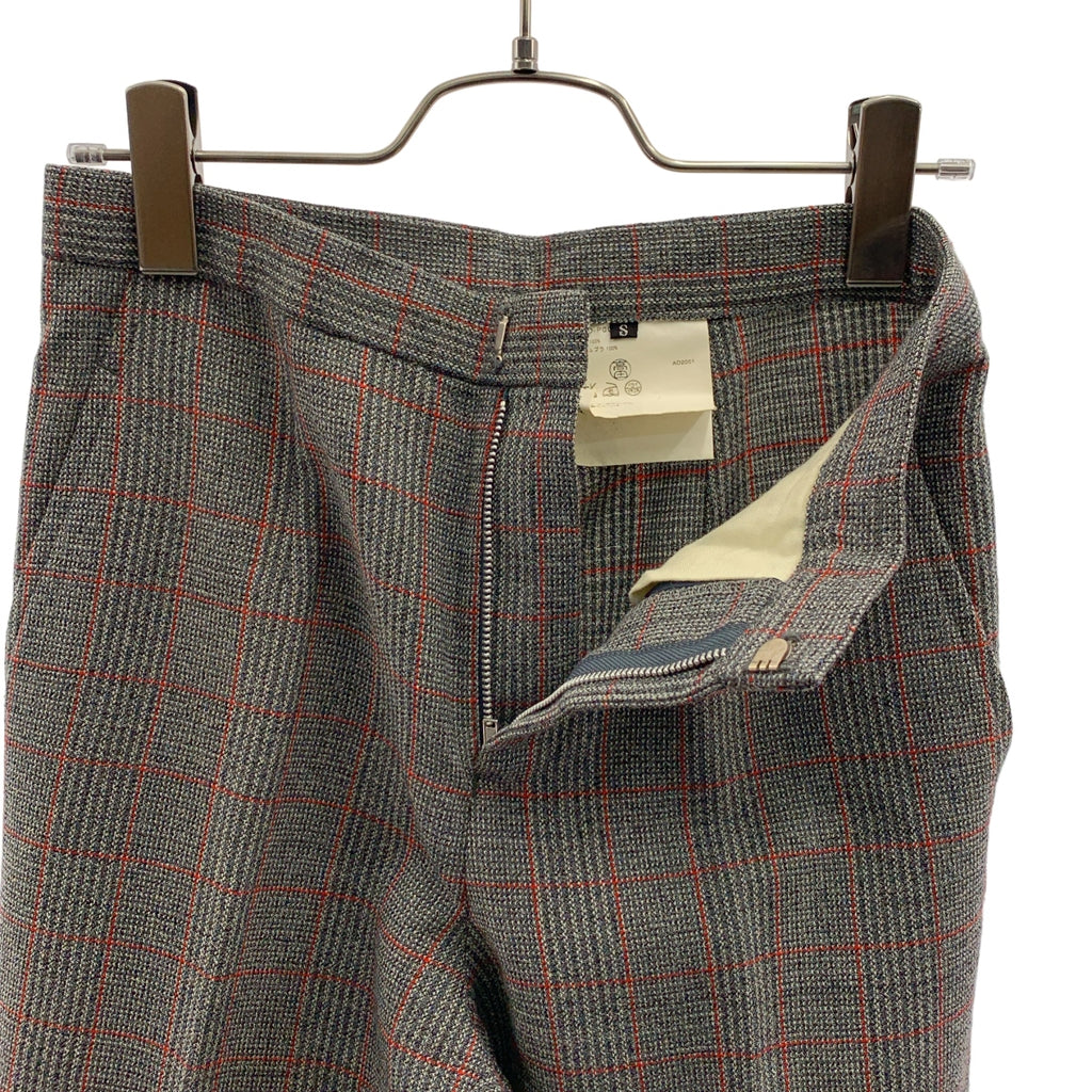 COMME des GARÇONS | 經編布料2001 秋冬 |羊毛格倫格紋休閒褲| SHOPBOP S 號 |