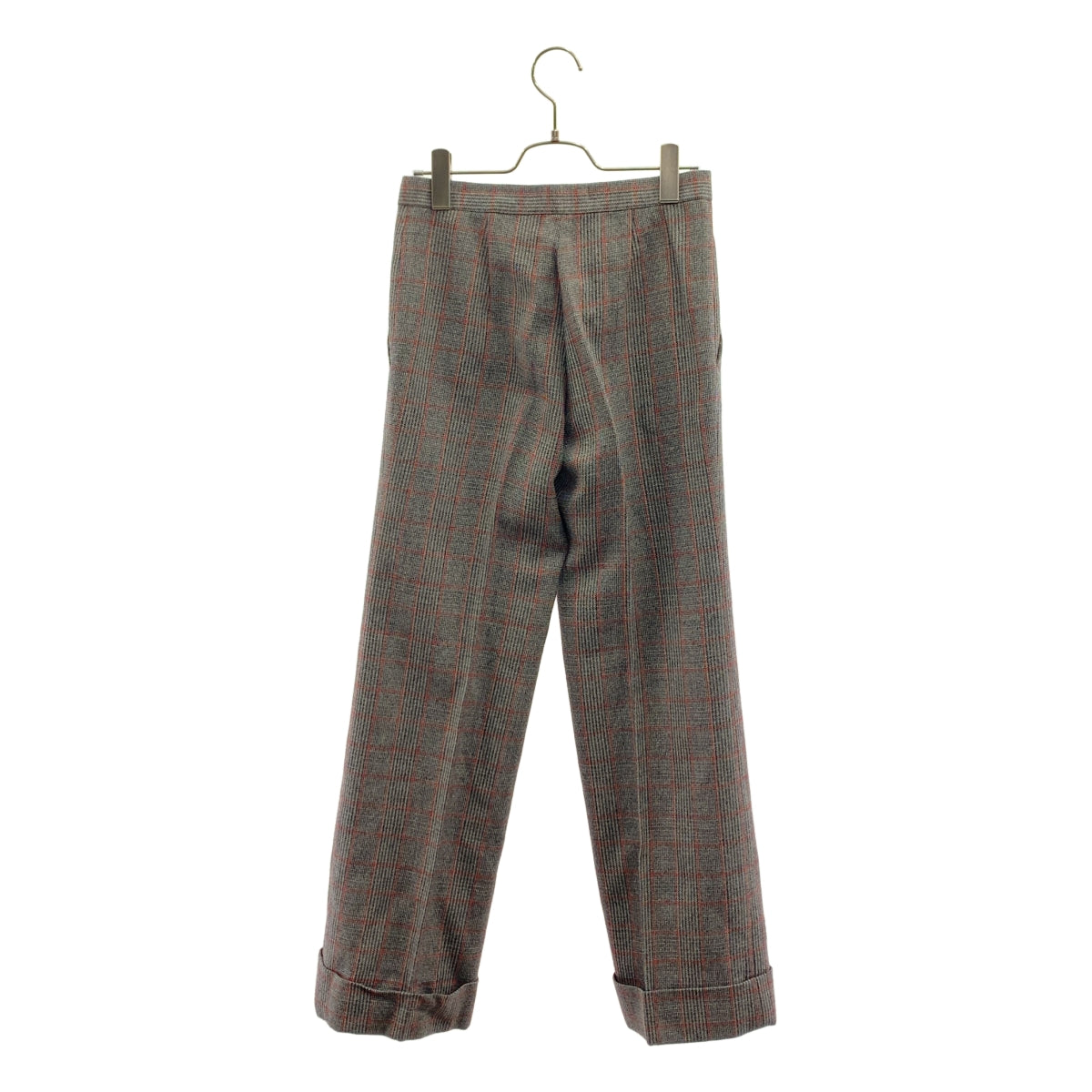 COMME des GARÇONS | 經編布料2001 秋冬 |羊毛格倫格紋休閒褲| SHOPBOP S 號 |