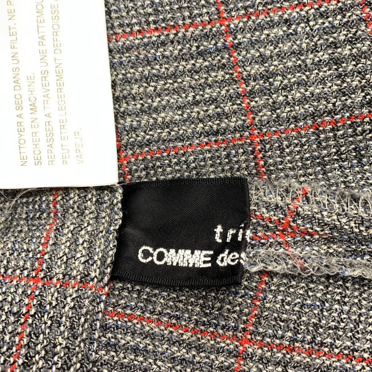 COMME des GARÇONS | 經編布料2001 秋冬 |羊毛格倫格紋休閒褲| SHOPBOP S 號 |