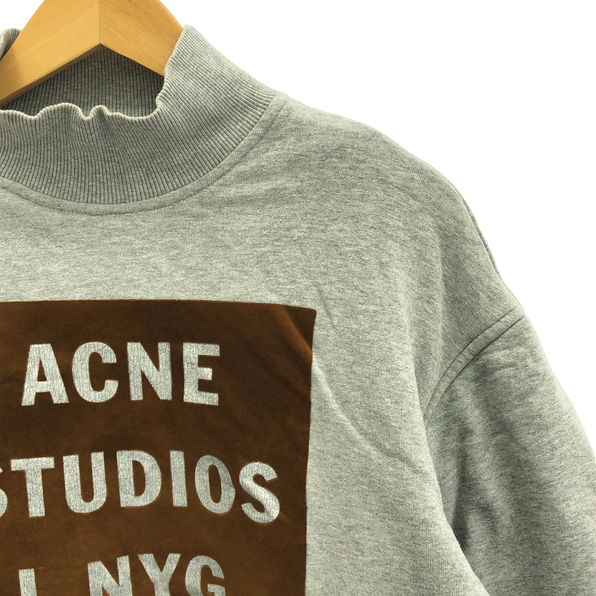 Acne | BETA DOUBLE AW13 Mock Neck Sweatshirt | XS | Women's