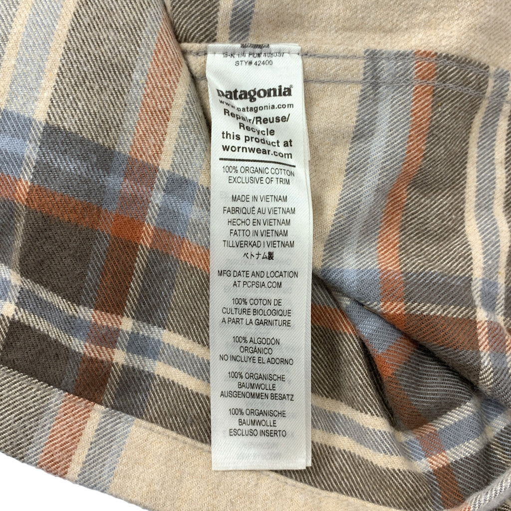 Patagonia / パタゴニア | チェック フィヨルド フランネル シャツ | M |