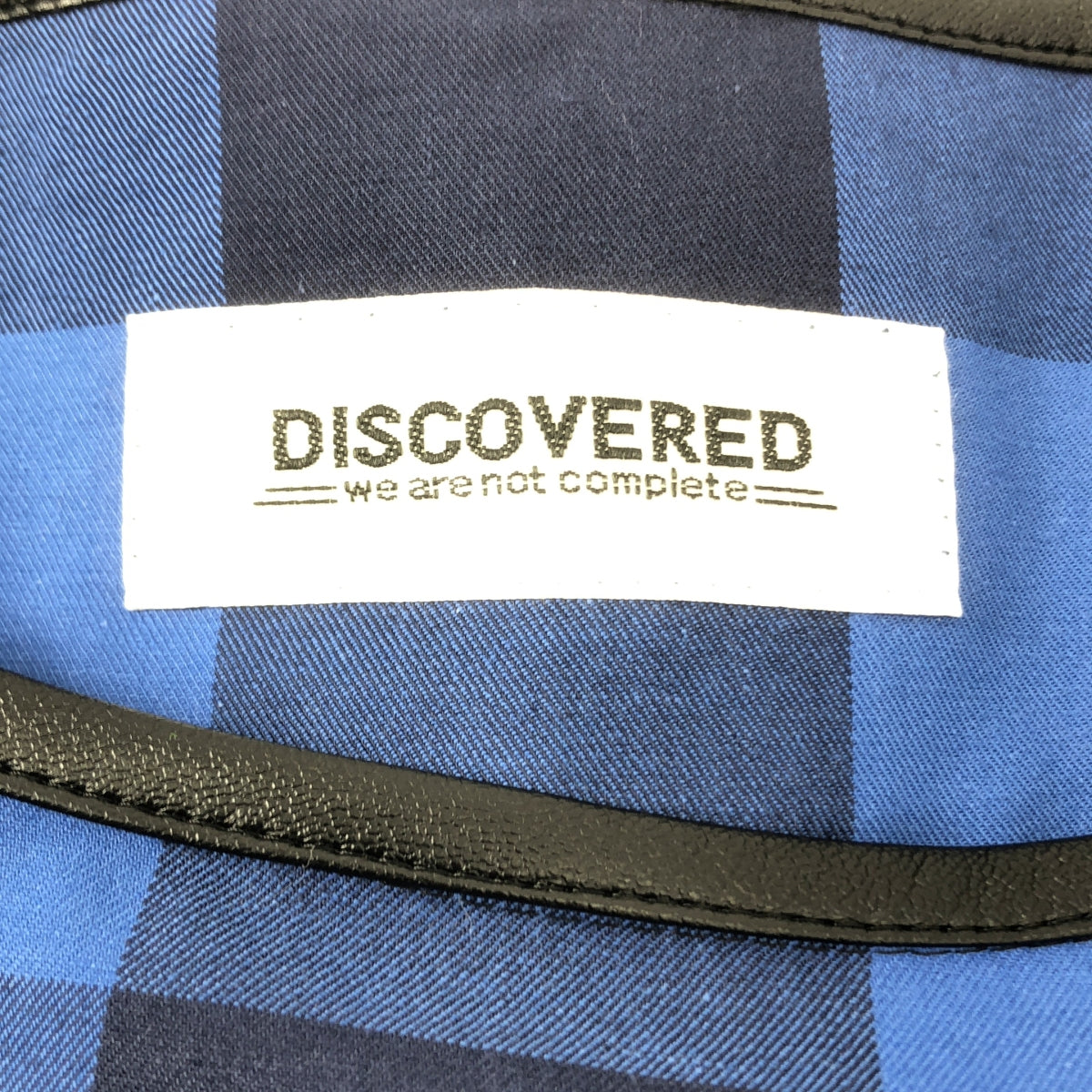 DISCOVERED | HICOUNT 斜紋格紋套頭衫斜紋格紋超大 T 卹 | 尺寸 1 | 男款