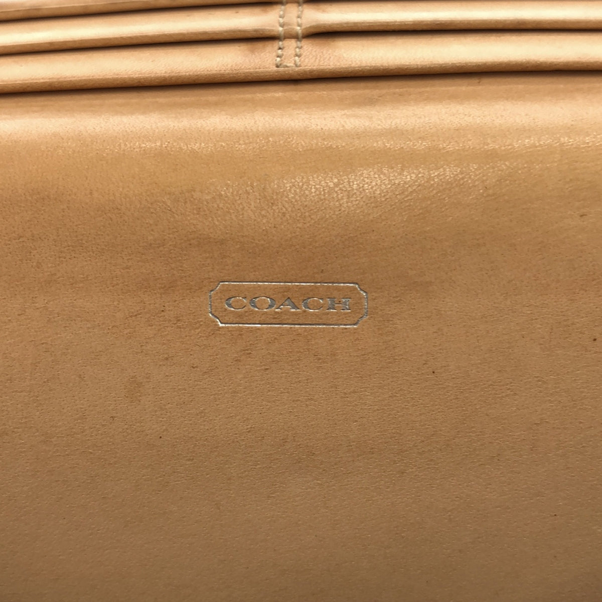 COACH / コーチ | レザー シグネチャーロゴ エンボス フラップ ロングウォレット 長財布 | ブラウン | レディース