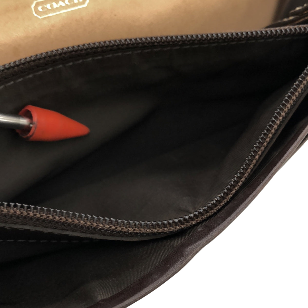 COACH / コーチ | レザー シグネチャーロゴ エンボス フラップ ロングウォレット 長財布 | ブラウン | レディース