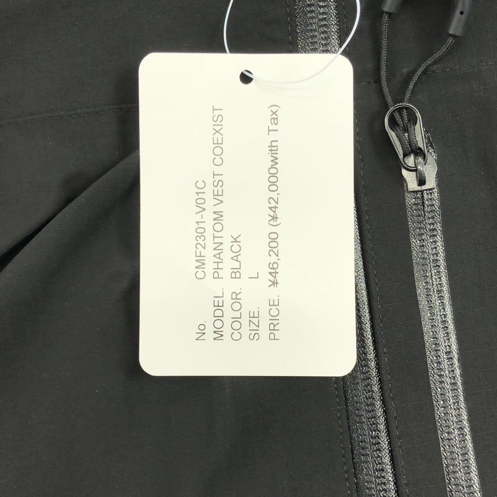【신품】 CMF OUTDOOR GARMENT / 시엠 에프 아웃도어 가먼트 | 2023SS | PHANTOM VEST COEXIST / 코에그지스트 팬텀 베스트 | L |
