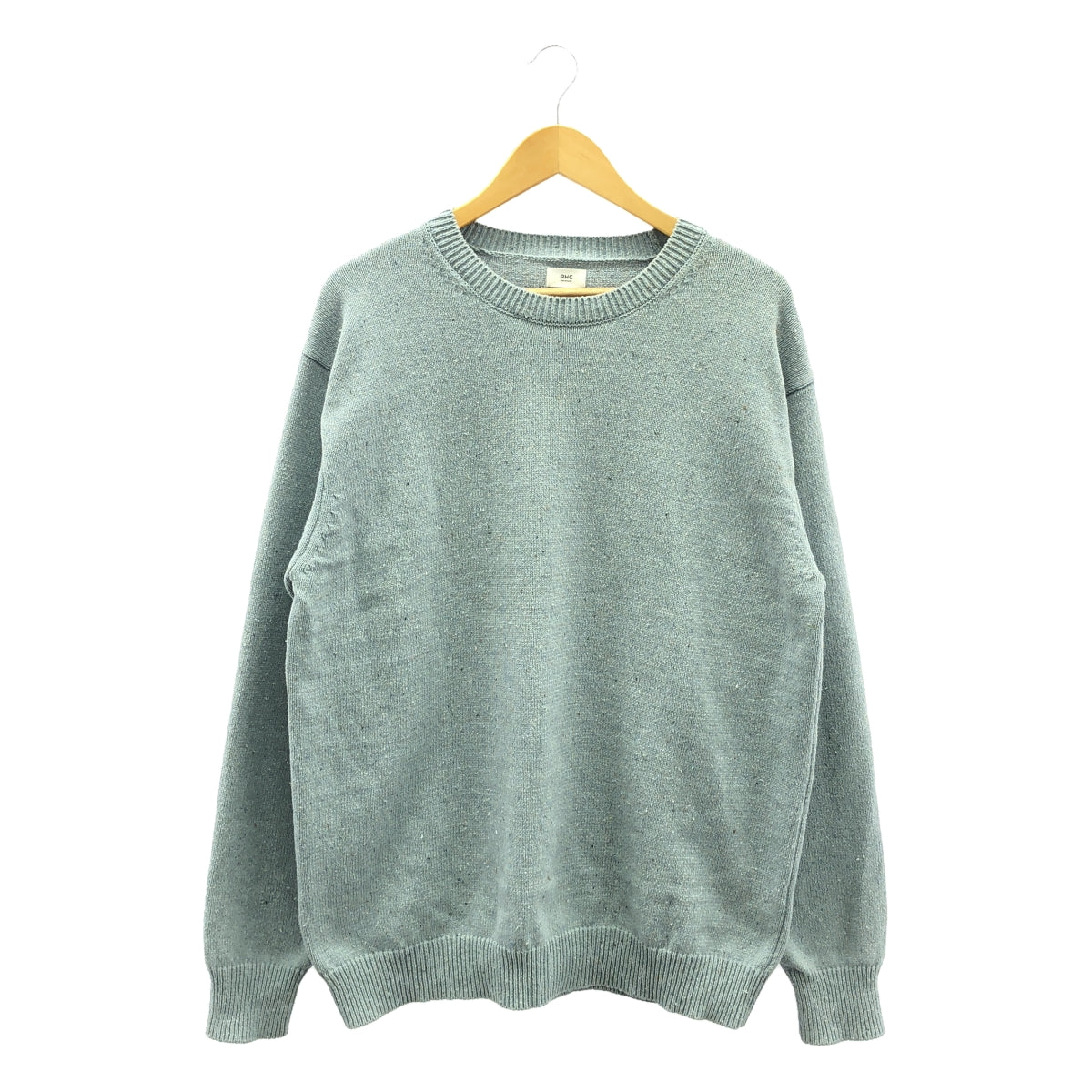 RHC Ron Herman / アールエイチシーロンハーマン | Recycled Denim Sweater コットン プルオーバー ニット | L | メンズ