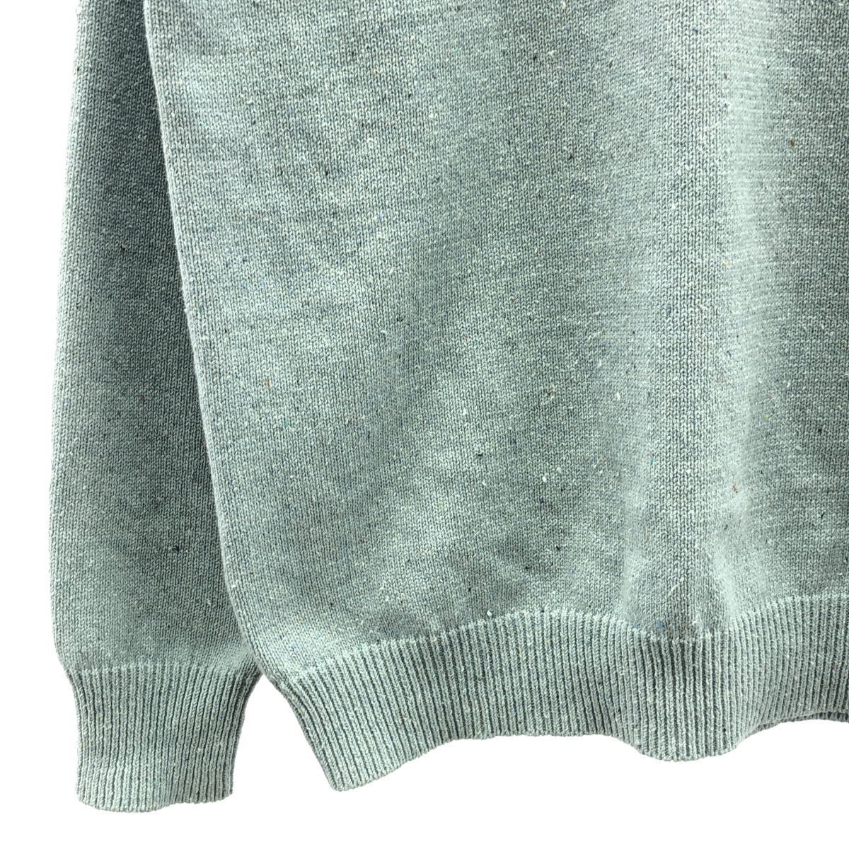 RHC Ron Herman / アールエイチシーロンハーマン | Recycled Denim Sweater コットン プルオーバー ニット | L | メンズ