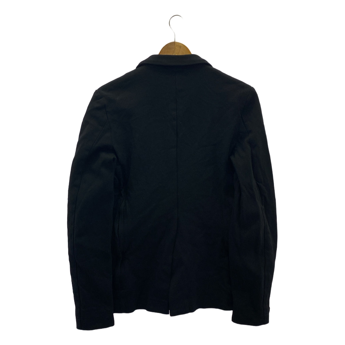 COMME des GARCONS HOMME PLUS / コムデギャルソンオムプリュス | 2005AW | ポリエステル 製品染め 1B シングルブレスト ジャケット / メッシュ総裏地 | S | ブラック | メンズ