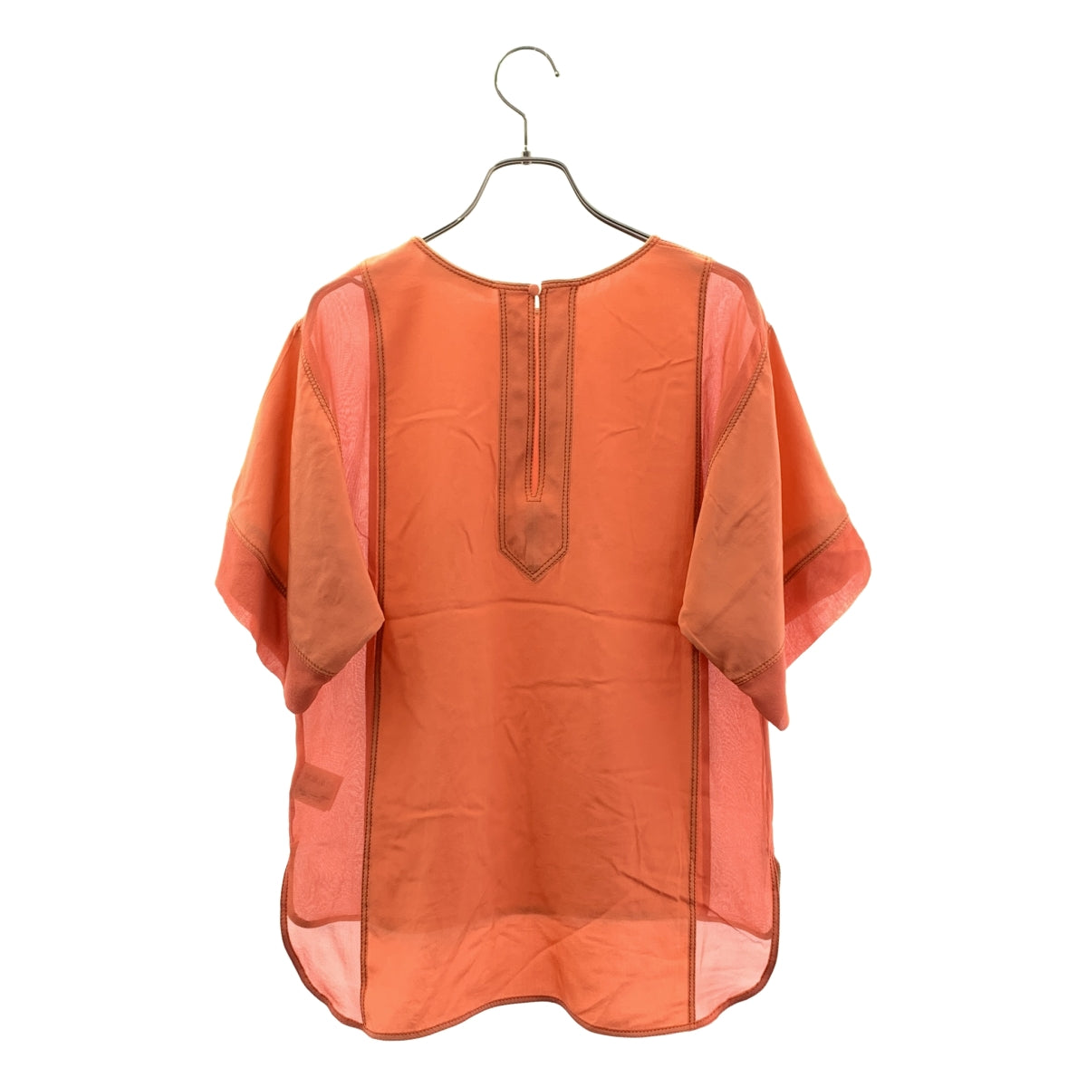 Chloe / 클로이 | silk 100% / 실크 슬릿 블라우스 | XS |