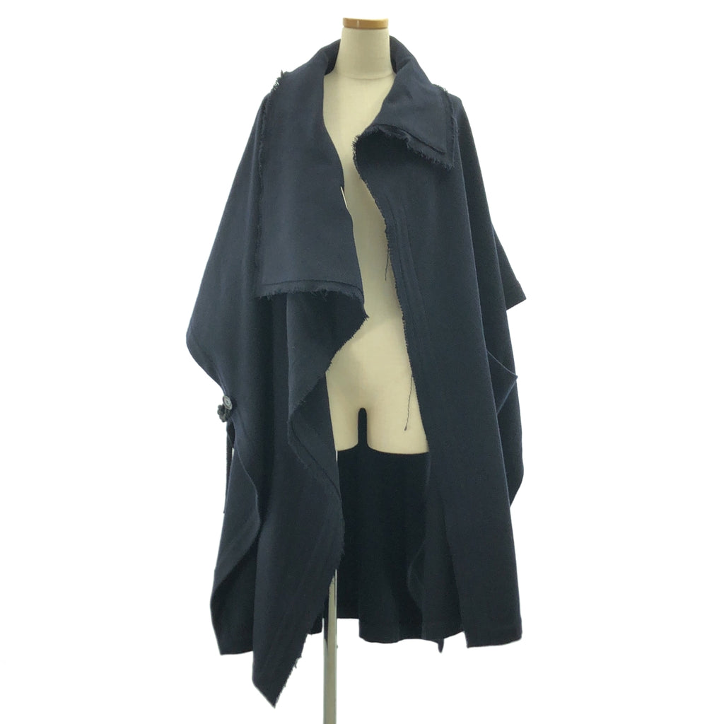 Y's / ワイズヨウジヤマモト | 2021AW | ウール カットオフ ポンチョコート | 1 | レディース