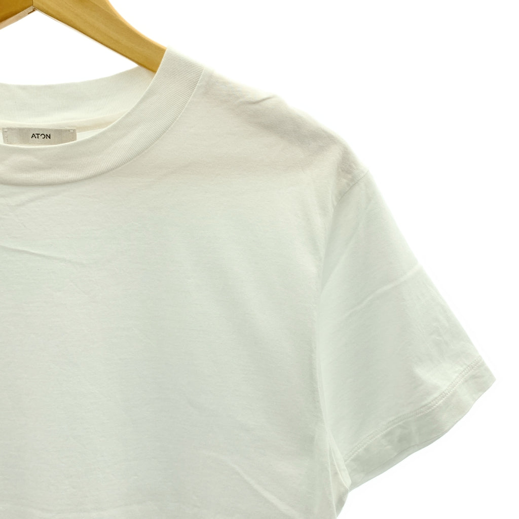 ATON / エイトン | SUVIN 60/2 OVERSIZED T-SHIRT スビンコットン オーバーサイズTシャツ | 01 | レディース