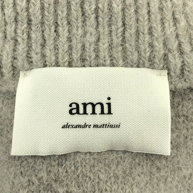 AMI Alexandre Mattiussi / アミ・アレクサンドルマテュッシ | アルパカブレンド Vネック ハート ニット カーディガン | S | レディース