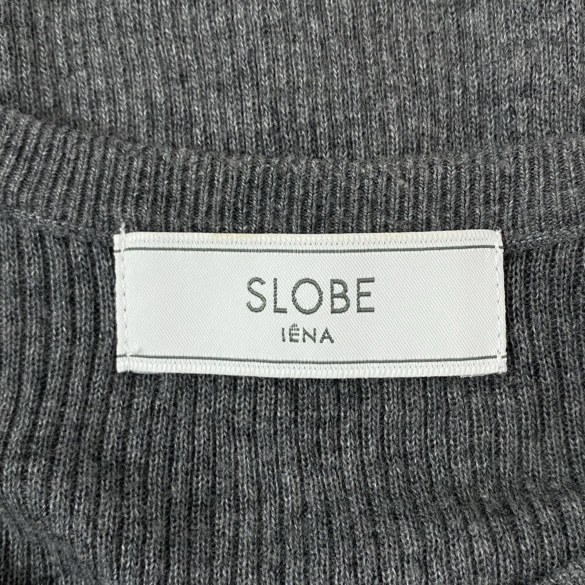 SLOBE IENA | 2024 秋冬 | Suibi 高針亨利衫 | 灰色 | 女款