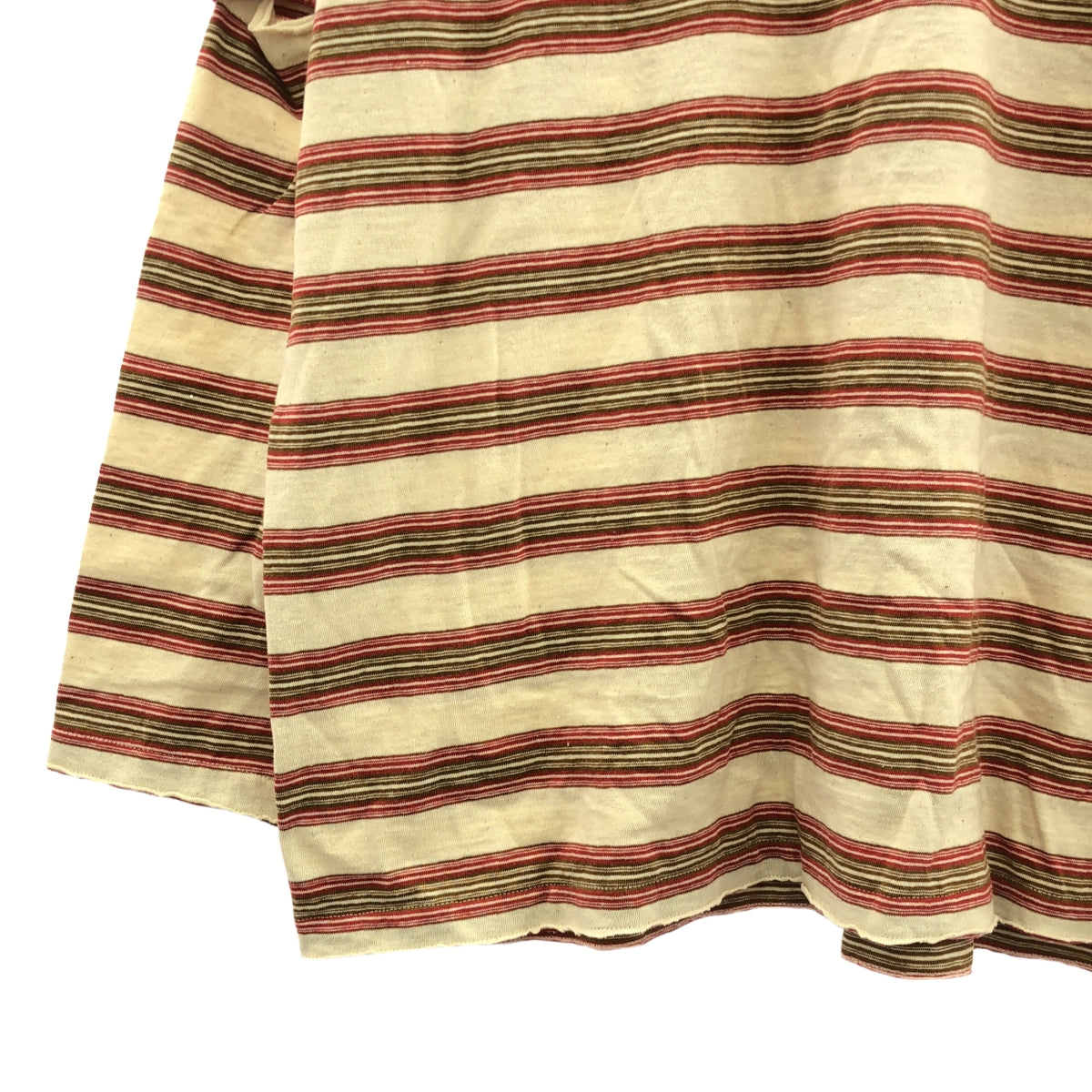 [狀況良好] 傳真 | 2025SS |復古邊框可拆卸袖子 LS 復古邊框可拆卸袖子 T 卹 |尺寸 3 |多色 |男士