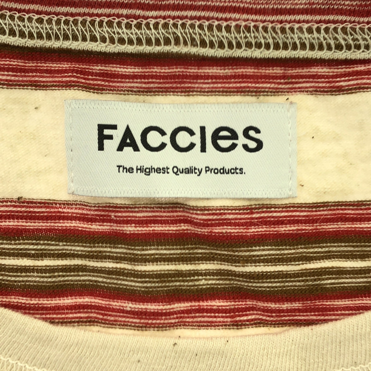 [狀況良好] 傳真 | 2025SS |復古邊框可拆卸袖子 LS 復古邊框可拆卸袖子 T 卹 |尺寸 3 |多色 |男士