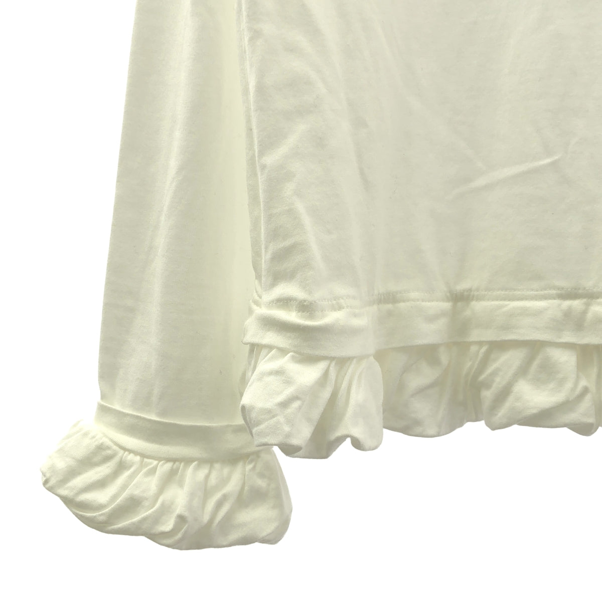 Pillings  / ピリングス | CITYSHOP取扱い CUT-AND-SEW AND FRILL フリル カットソー | F | レディース