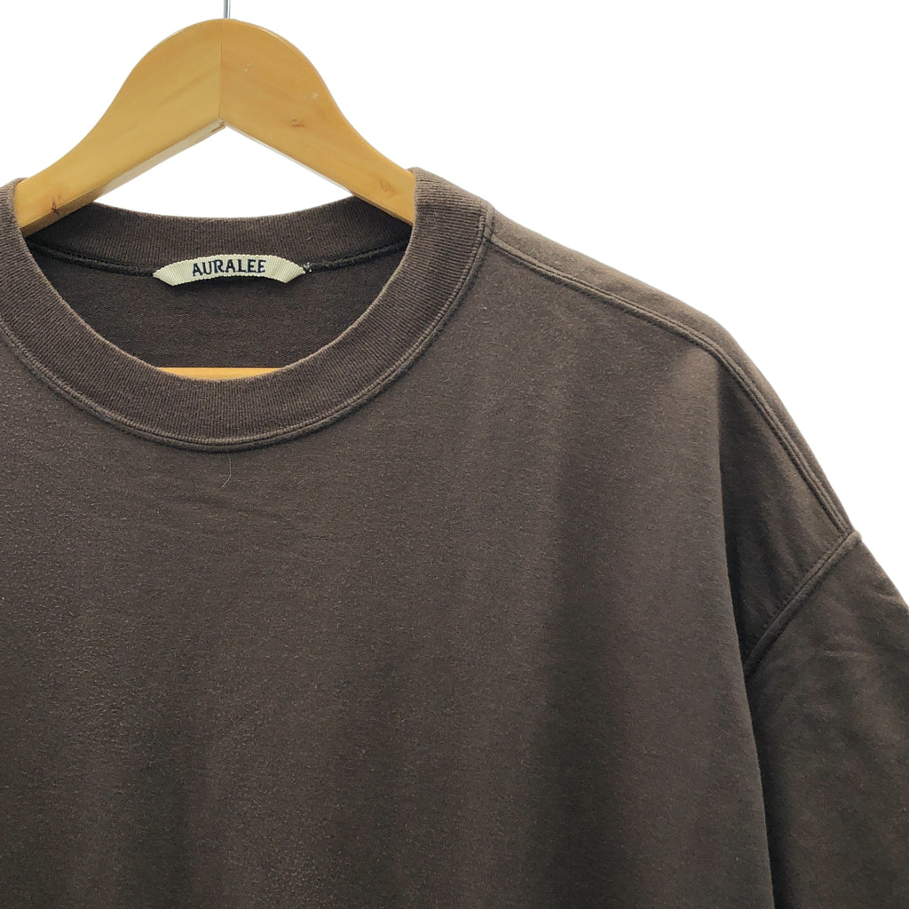 AURALEE / オーラリー | SUPER HIGH GAUGE SWEAT BIG TEE / スーパーハイゲージ ガーゼ スウェット Tシャツ カットソー | 3 | メンズ