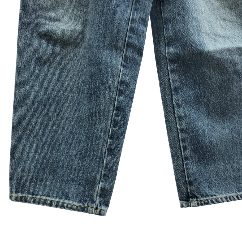 5 1/2 (Five and Half) by Spick &amp; Span / 파이브 앤 하프 바이스 픽 앤 스팬 | 2024SS | CURVE LINE_DENIM / 로고 패치 데님 팬츠 | 27 |