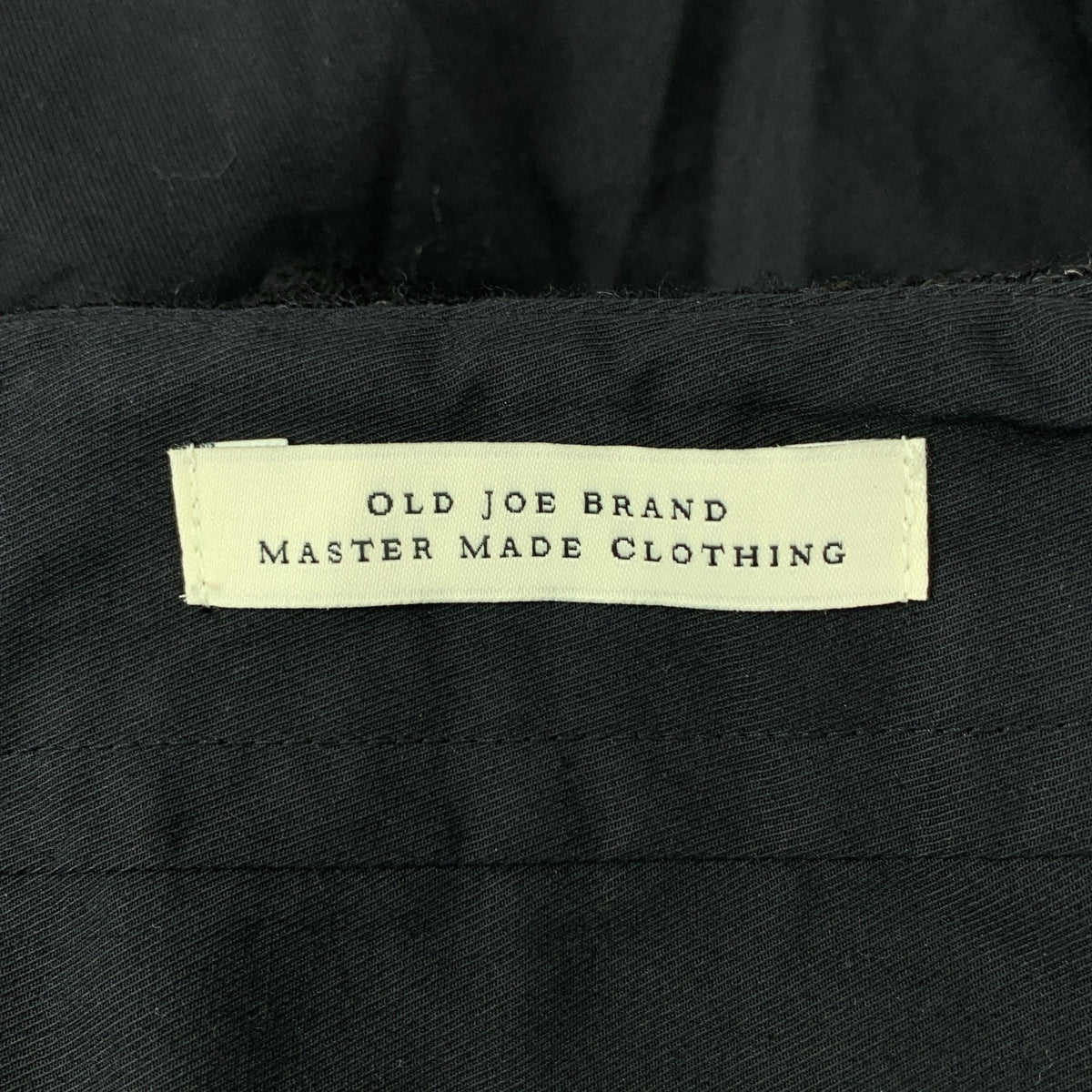 OLD JOE BRAND / 올드 조 | 코튼 신치백 트라우저 | 34 | 남성