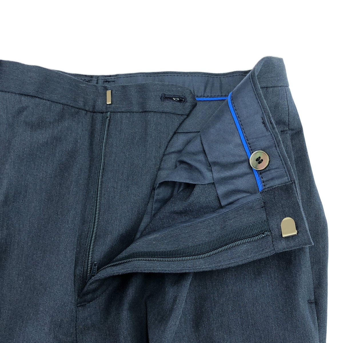 Jens / 옌스 | 코튼 롤업 슬랙스 택 팬츠 | 2 | 네이비 | 여성