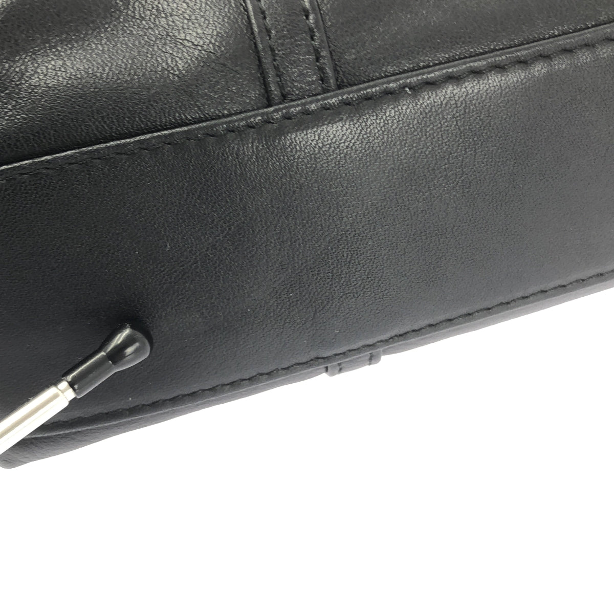 JUNYA WATANABE COMME des GARCONS / 준야 와타나베 | 가죽 스터드 장식 리본 드로우 스트링