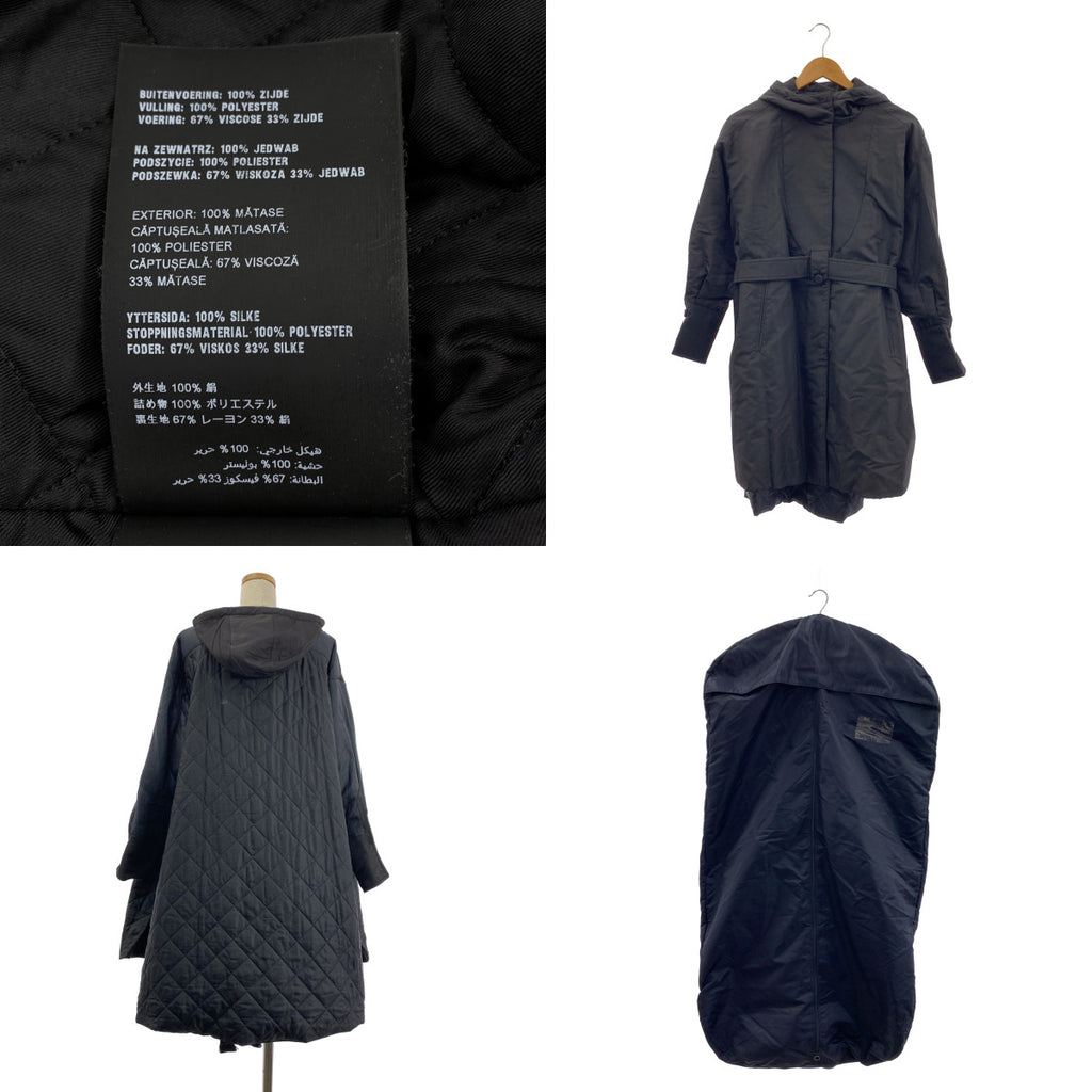 PRADA | 尼龍腰帶連帽外套，全絎縫襯裡 | 尺寸 36 | 女款