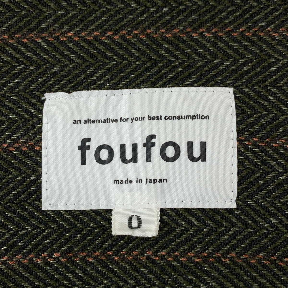 foufou | 開領人字紋連身泳衣 | 0 | 女款