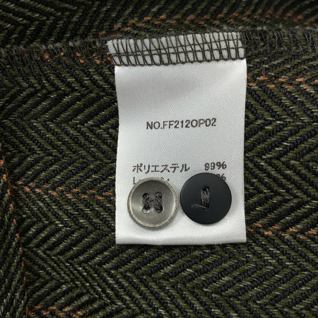 foufou | 開領人字紋連身泳衣 | 0 | 女款