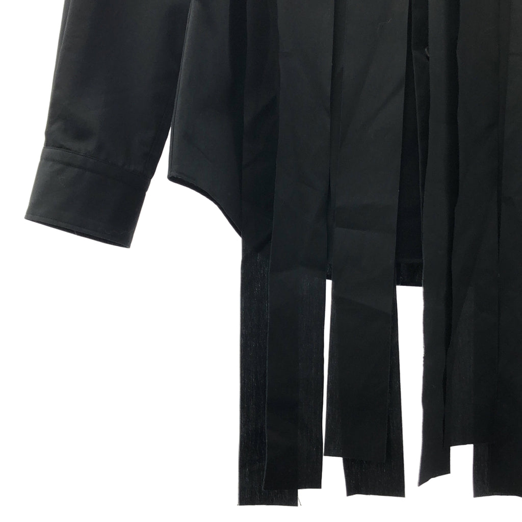 COMME des GARCONS COMME des GARCONS / 콤콤 | 2020AW | 재단 가공 코튼 라운드 컬러 셔츠 | XS |