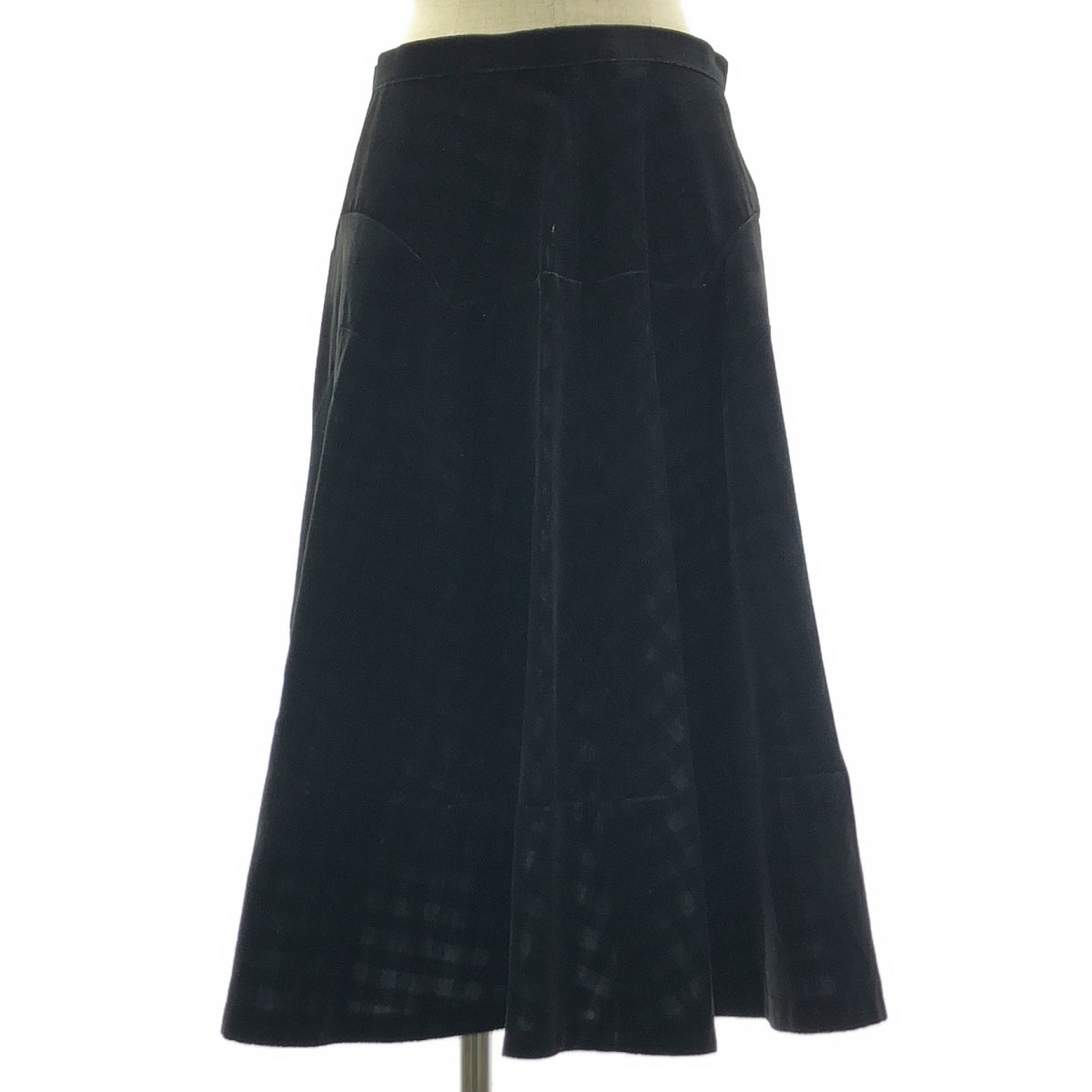 tricot COMME des GARÇONS | 2014 秋冬 | 天鵝絨重構格紋燈籠裙 | M 碼 | 女款