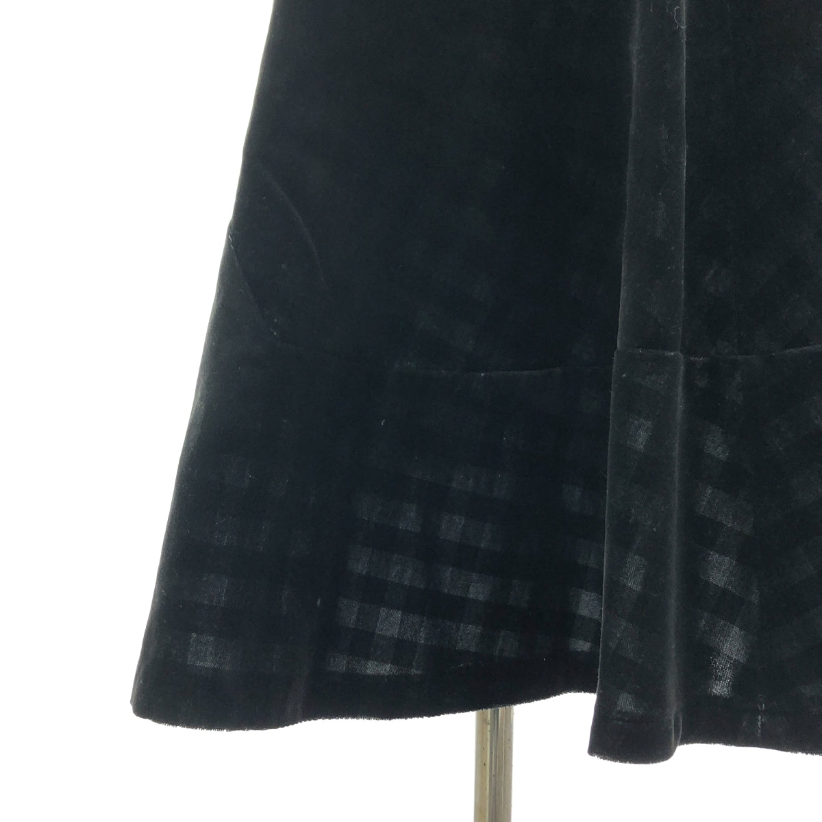 tricot COMME des GARÇONS | 2014 秋冬 | 天鵝絨重構格紋燈籠裙 | M 碼 | 女款