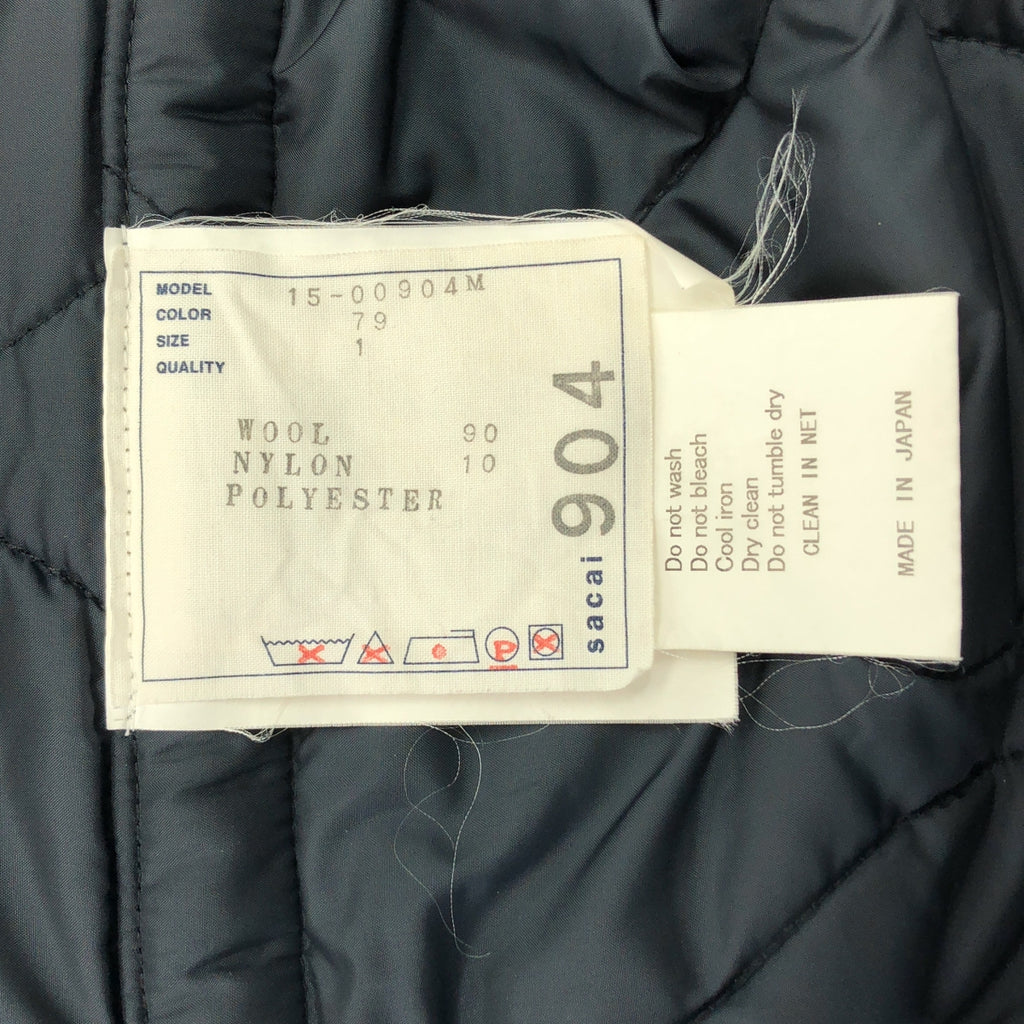 sacai / 사카이 | 컷오프 퀼팅 재킷 | 1 | 남성