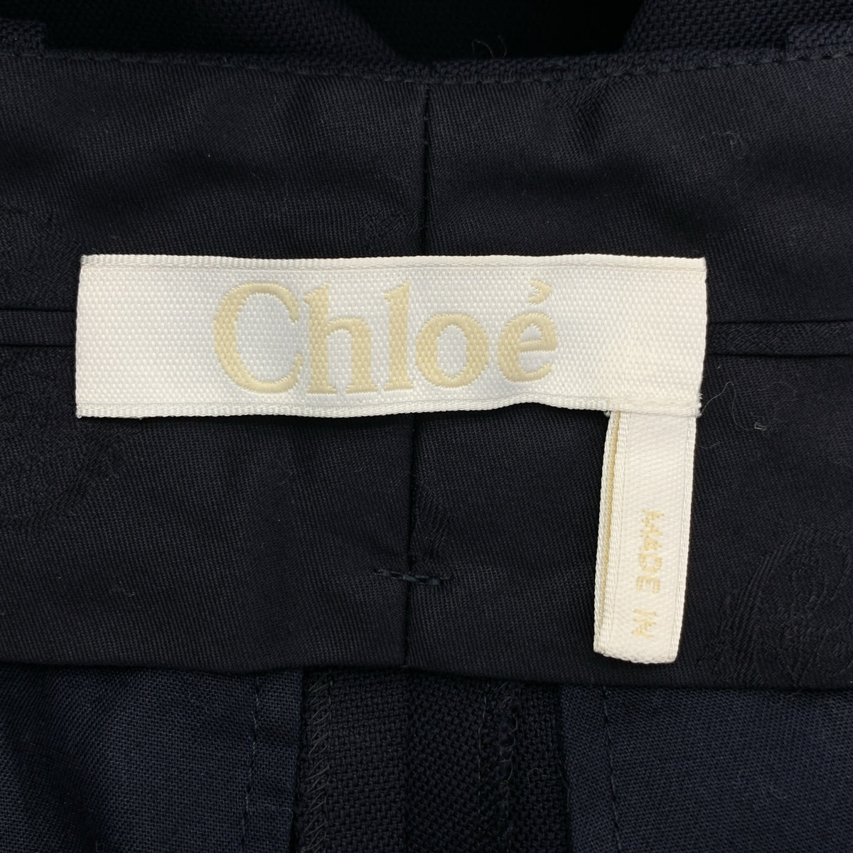 Chloe / 클로이 | 센터 ​​프레스 와이드 슬랙스 팬츠 | 34 | 여성