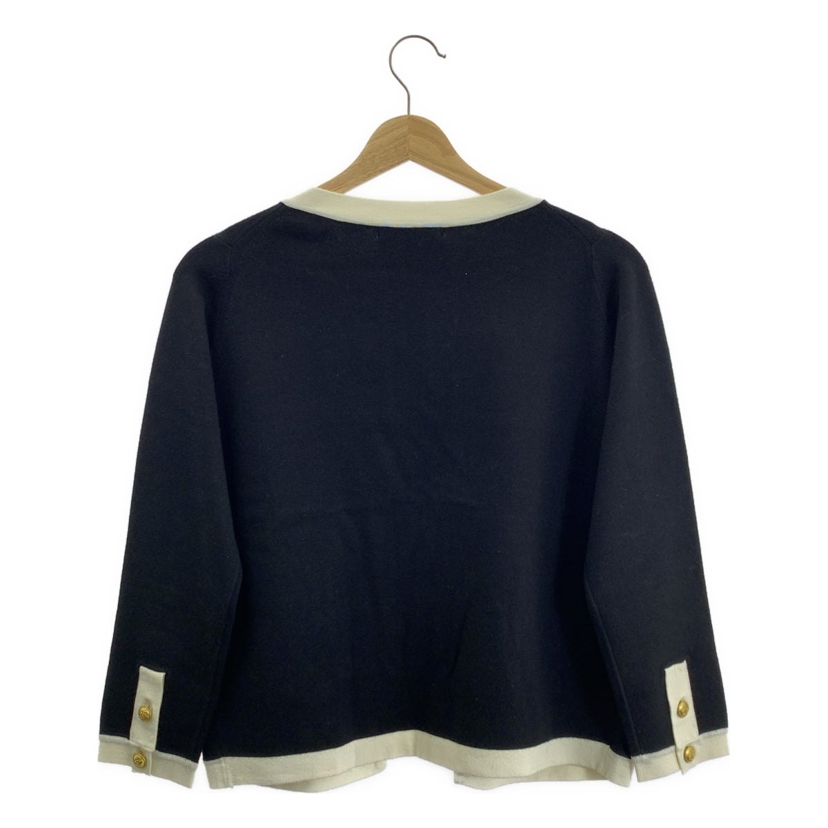 【成色極佳】MADISON BLUE | 2023秋冬款 | 無領短外套 | XS碼 | 黑白 | 女款