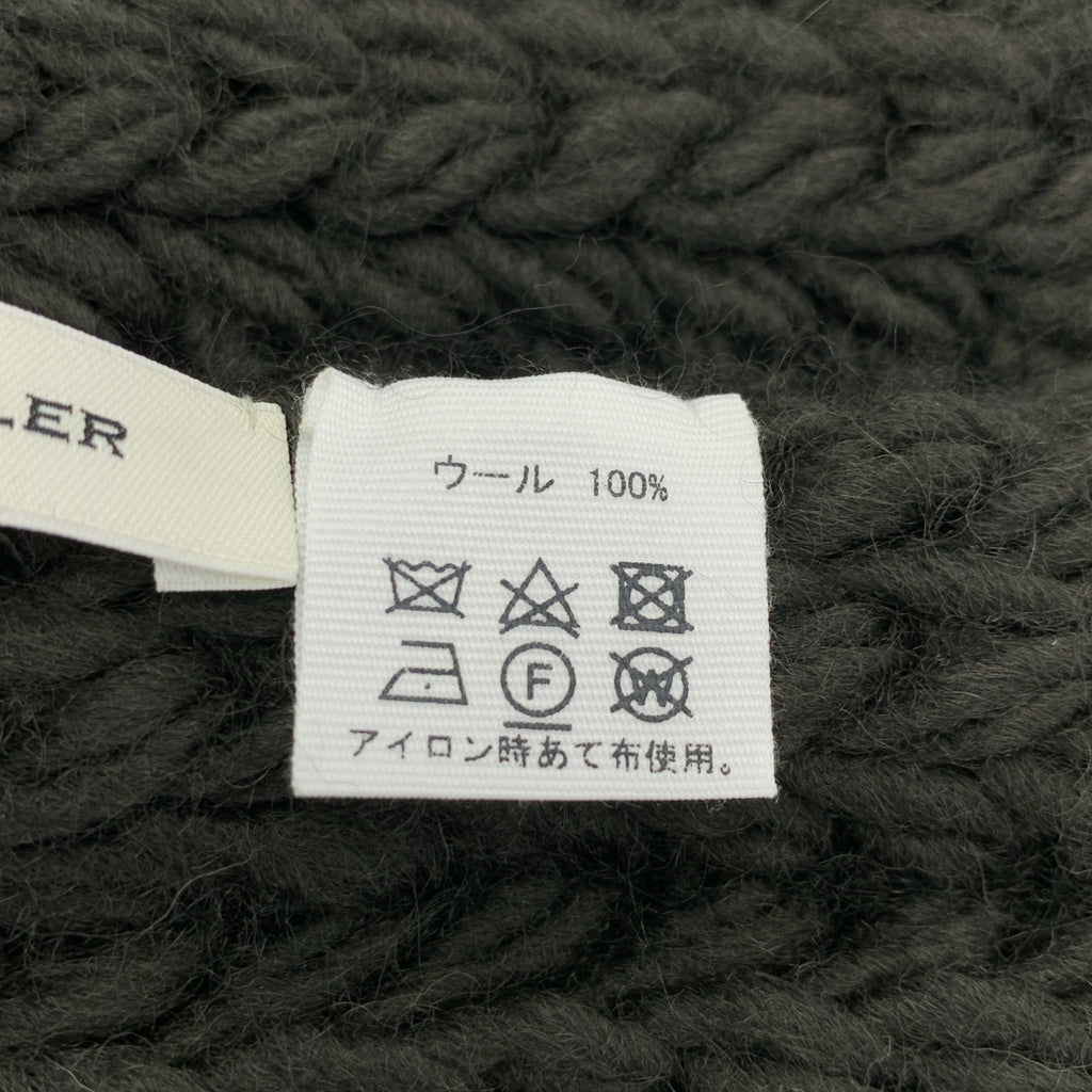 ASAUCE MELER / アソース メレ | スーパーローゲージ チャンキーニットストール マフラー ユニセックス |