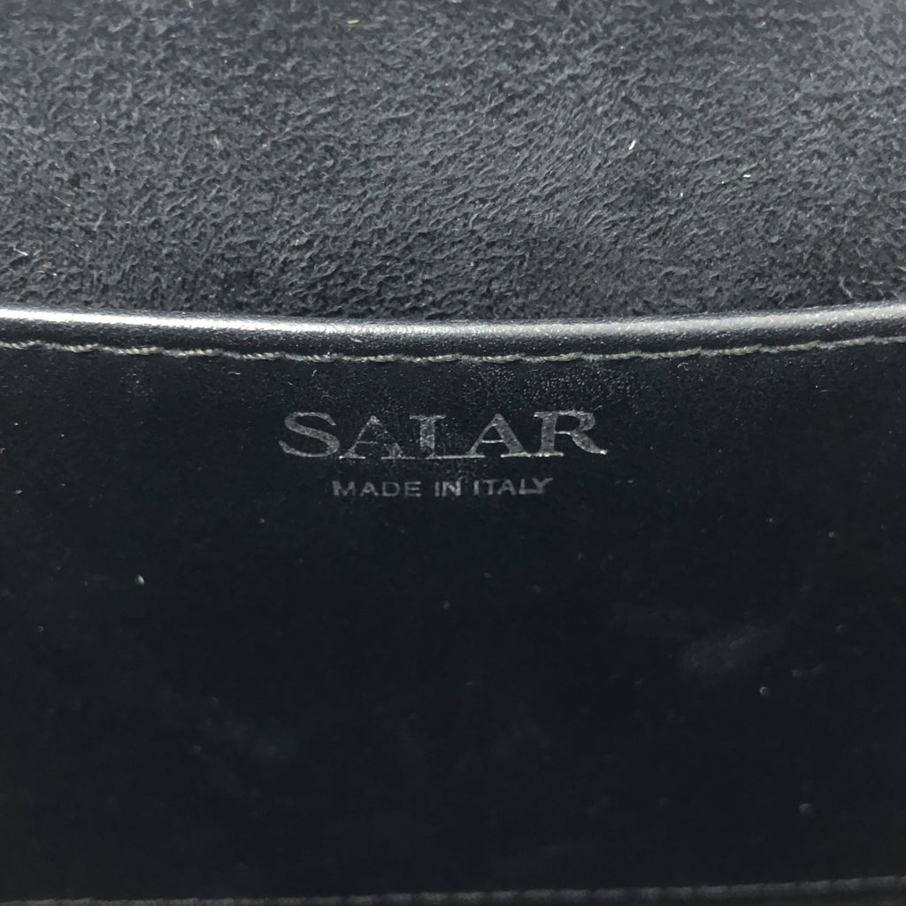 SALAR MILANO / 살라 밀라노 | 스터드 장식 가죽 스퀘어 숄더백 | 블랙 | 여성