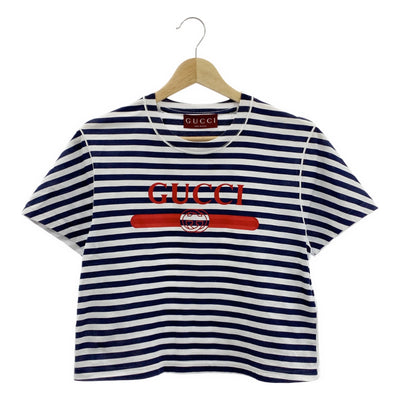 GUCCI / グッチ | インターロッキング ロゴ プリント Tシャツ カットソー | S | レディース