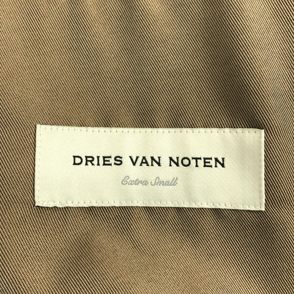DRIES VAN NOTEN / ドリスヴァンノッテン | W.W.COAT OCR / オーバーシルエット ベルテッド トレンチコート | XS | レディース