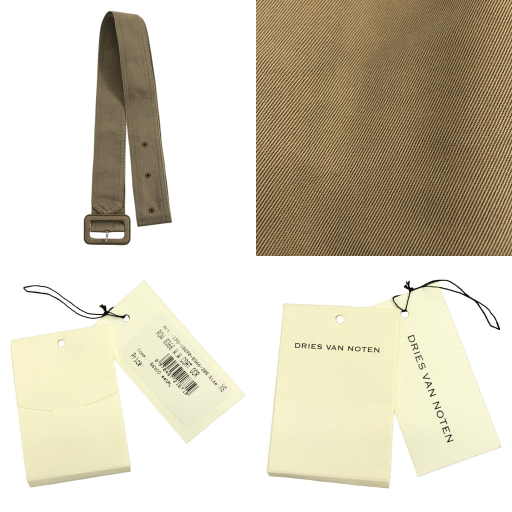 DRIES VAN NOTEN / ドリスヴァンノッテン | W.W.COAT OCR / オーバーシルエット ベルテッド トレンチコート | XS | レディース