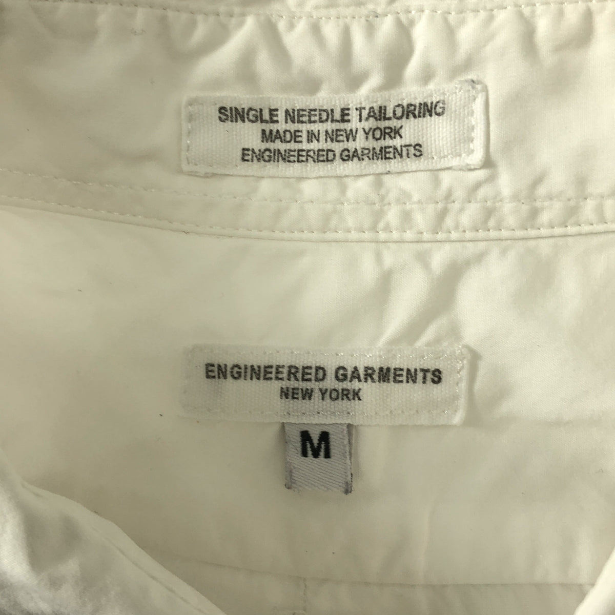 Engineered Garments / エンジニアドガーメンツ | タブカラー フライフロントシャツ | M | メンズ