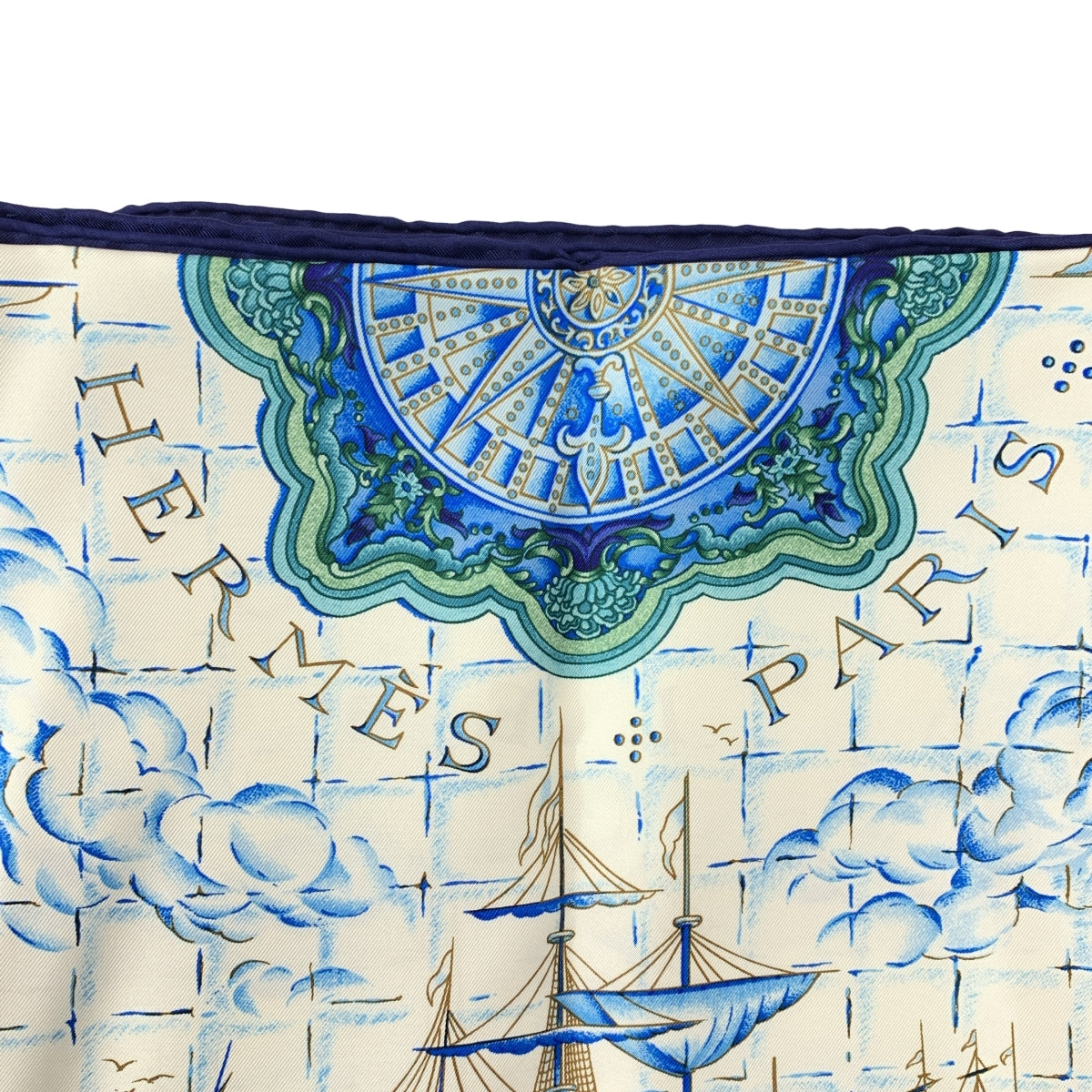 HERMES / エルメス | AZVLEJOS アズレージョ / カレ90 シルク スカーフ ストール |