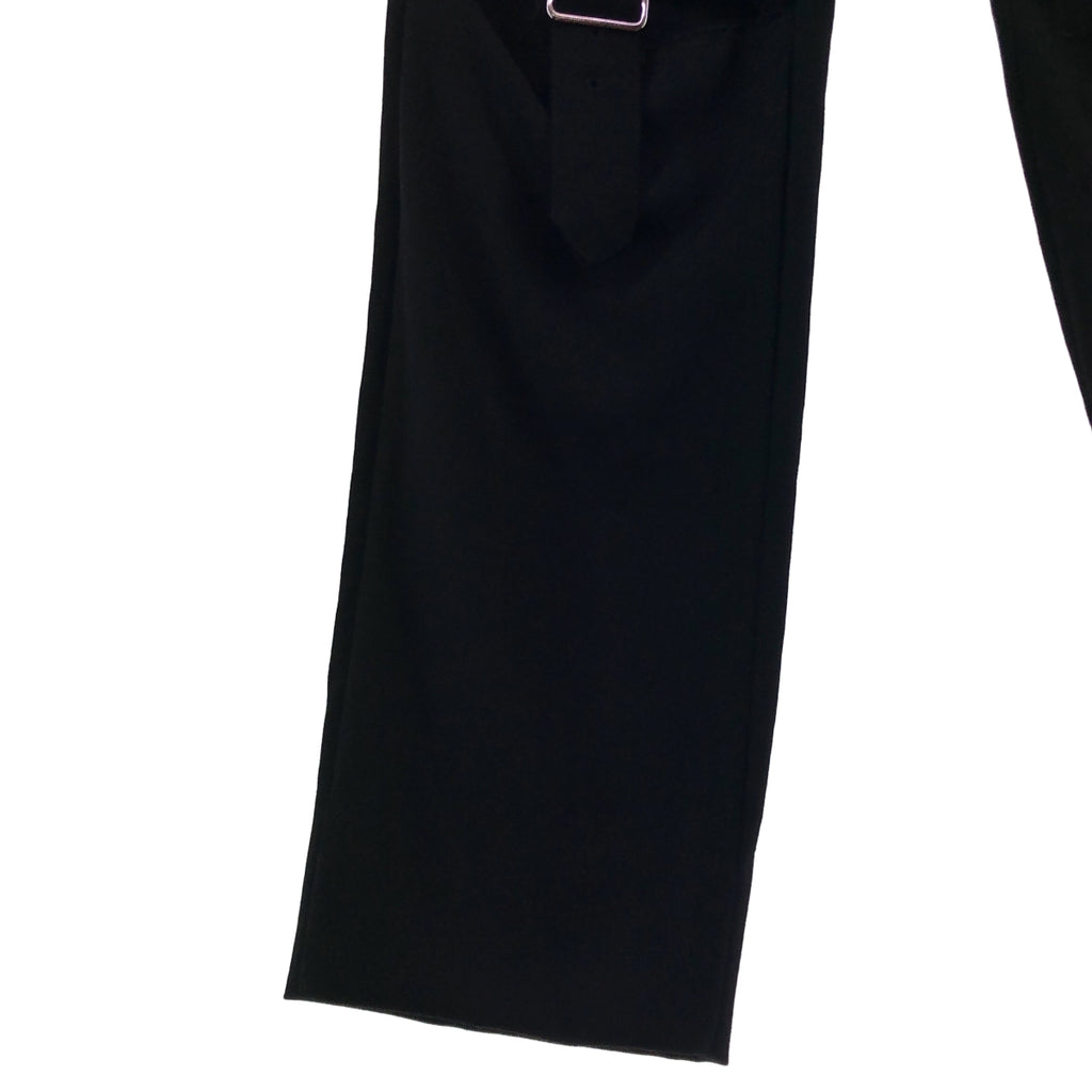 BLACK COMME des GARCONS / ブラックコムデギャルソン | 2023AW | カットアウト アジャスター スラックス パンツ | M | メンズ
