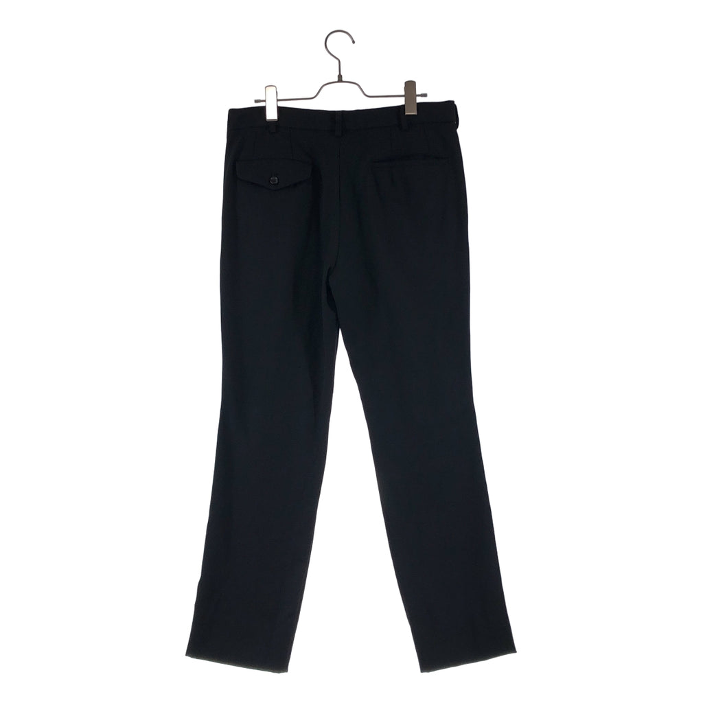 BLACK COMME des GARCONS / ブラックコムデギャルソン | 2023AW | カットアウト アジャスター スラックス パンツ | M | メンズ