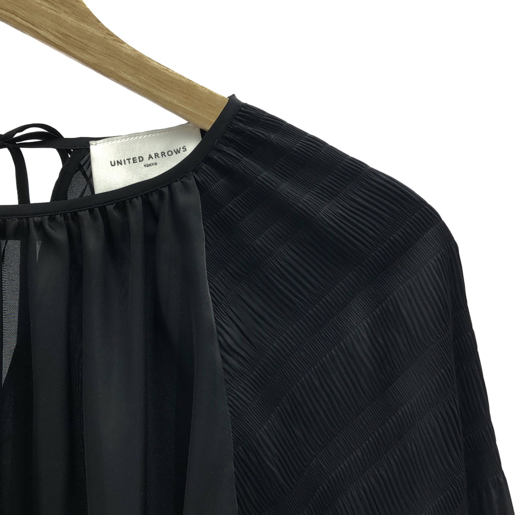 UNITED ARROWS / ユナイテッドアローズ | UWCS P MAJOLICA ボリュームスリーブ ブラウス | 38 | ブラック | レディース