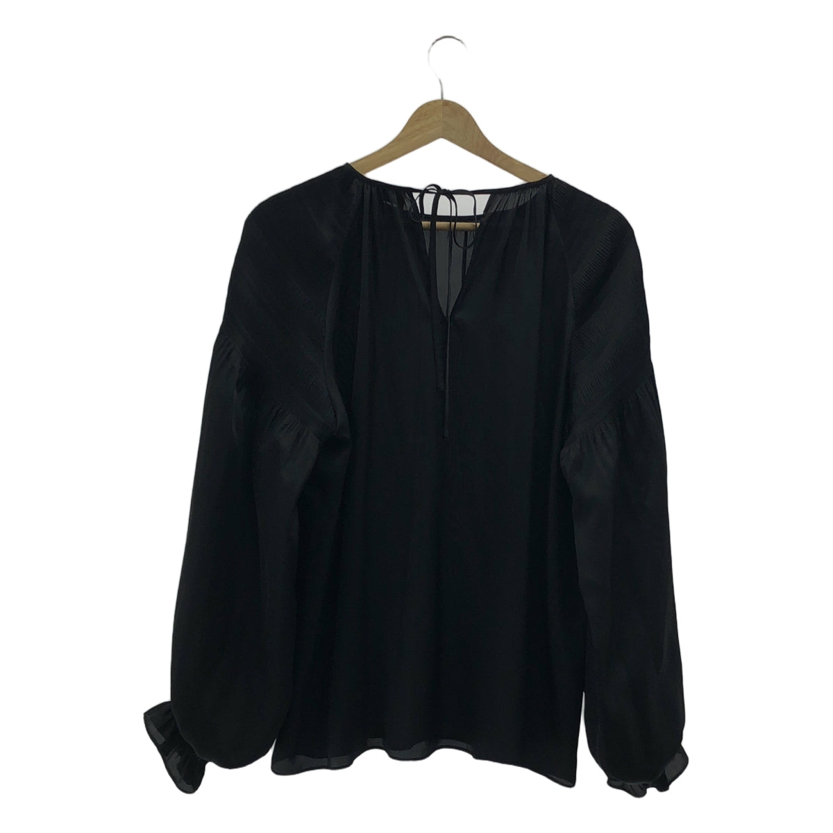 UNITED ARROWS / ユナイテッドアローズ | UWCS P MAJOLICA ボリュームスリーブ ブラウス | 38 | ブラック | レディース