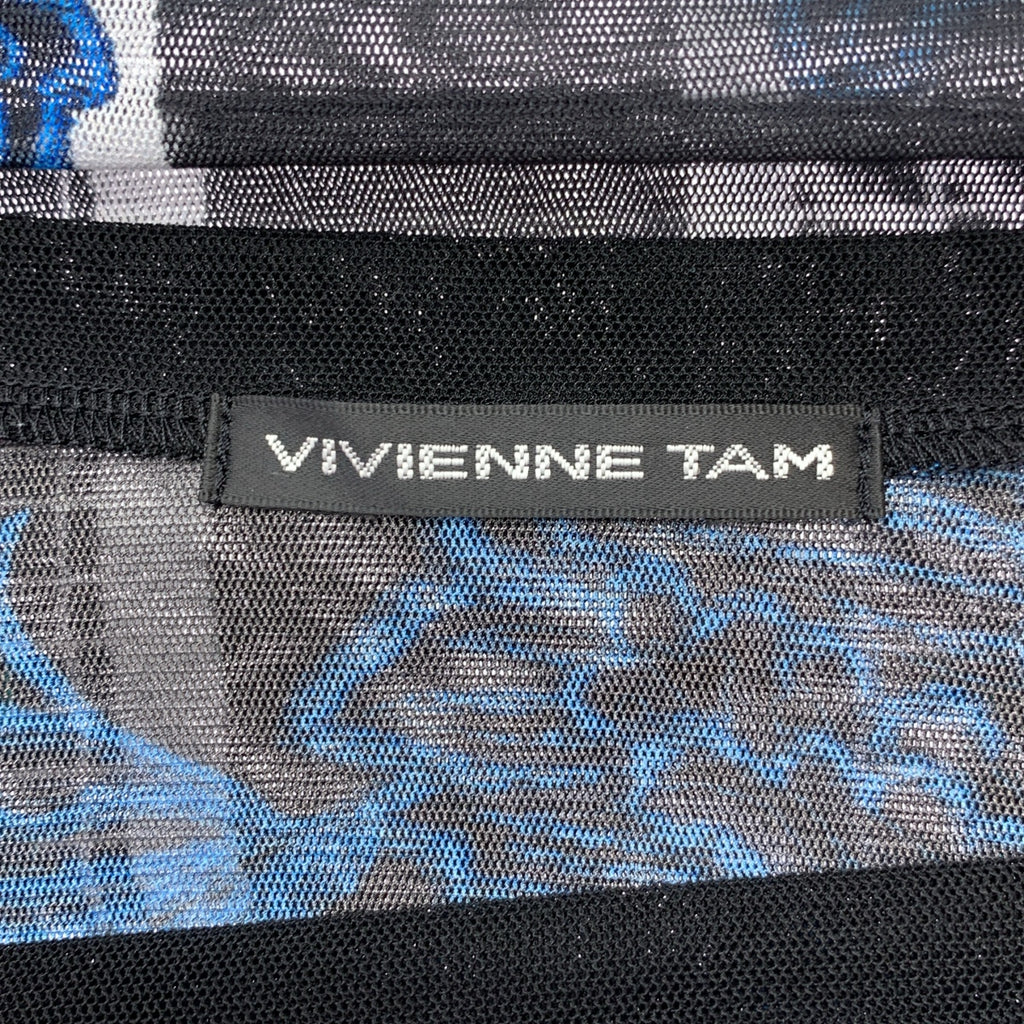 VIVIENNE TAM | 全身龍紋網眼圓領上衣 | 尺寸 38 | 女款