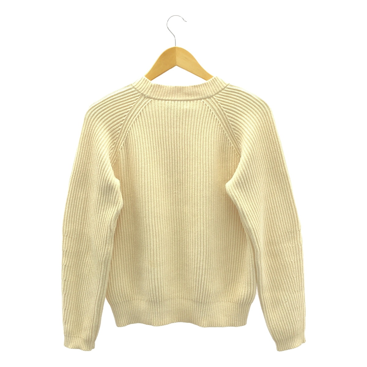 APC / A.P.C. | Cotton crew neck knit pullover | S | Beige | Women's