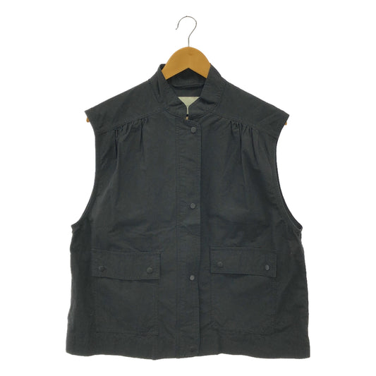 TODAYFUL / トゥデイフル | 2023SS | Flappocket Cotton Vest フラップポケット コットン ベスト | F | ブラック | レディース