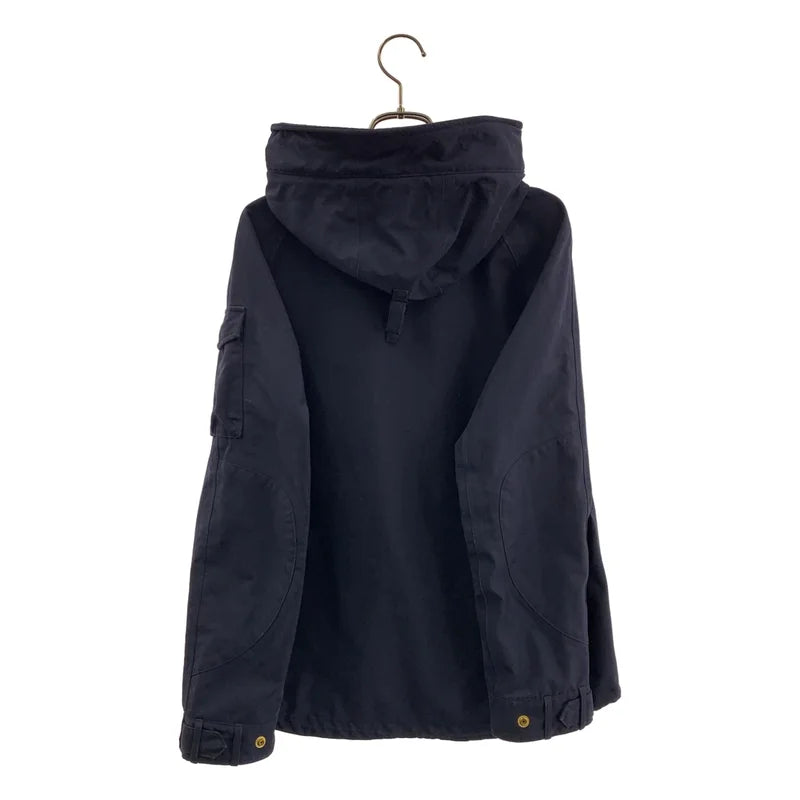 JOHNBULL / ジョンブル | ユーティリティシェル ロゴボタン ジャケット フーディ | S | ネイビー | レディース