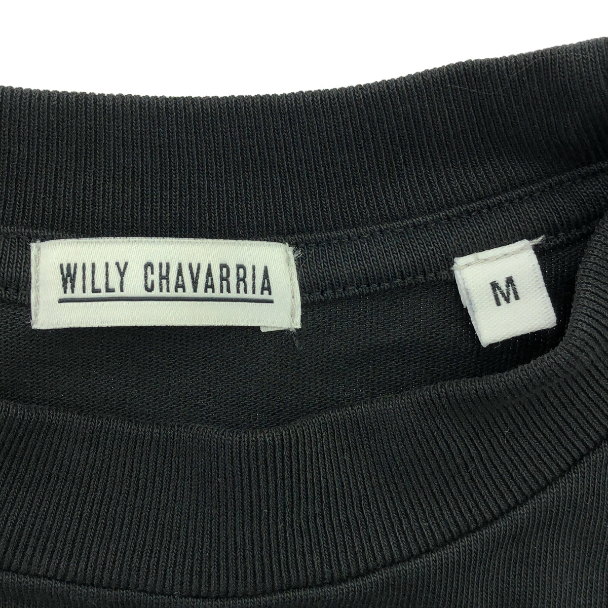 【新品】  WILLY CHAVARRIA / ウィリーチャバリア | NORTHSIDER RALLY T CCCCロゴ バックプリント オーバーサイズTシャツ | M | ブラック | メンズ